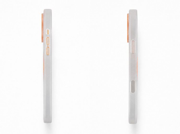 قاب مگسیف مات Creative مناسب iPhone 16 Pro Max مدل Frosted Shock Resistant نارنجی