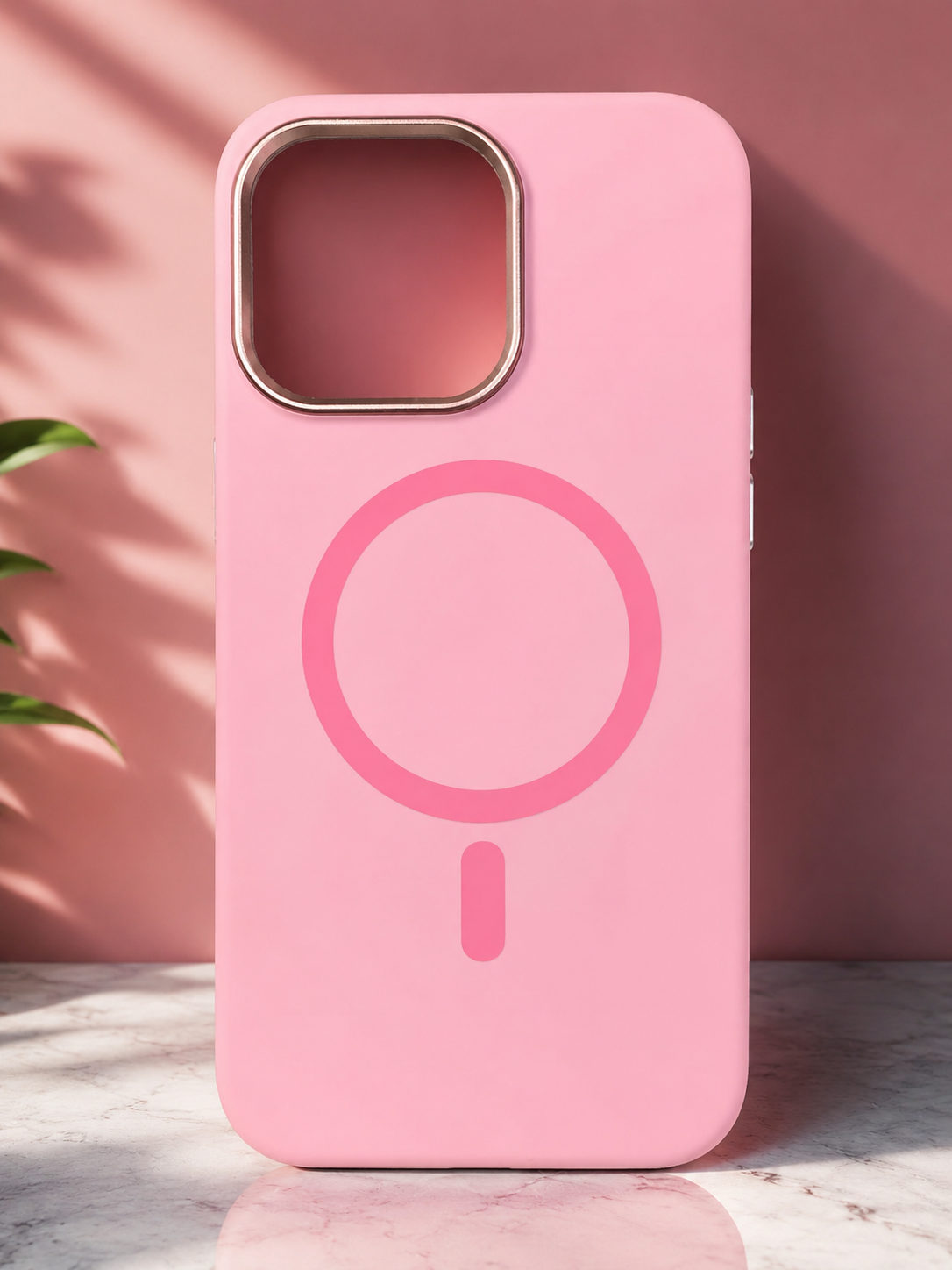 قاب سیلیکونی مگ سیف حلقه فلزی محافظ لنز آیفون iPhone 14 Pro Max