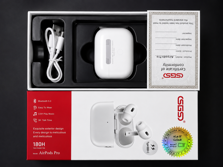 هندزفری بلوتوثی SGS مدل AirPods Pro Type-C با بلوتوث 5.3